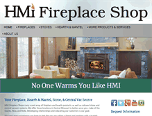 Tablet Screenshot of hmifireplaceshop.com